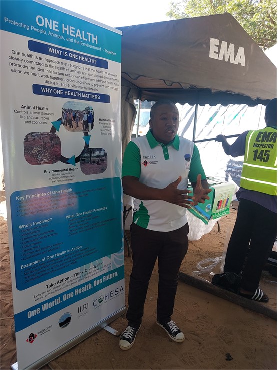 One Health awareness creation (photo caption: LSU/COHESA/ Bright Chisadza)